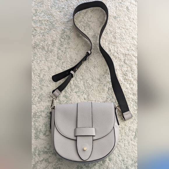 Grey Faux Leather Bag - Picture 2 of 3